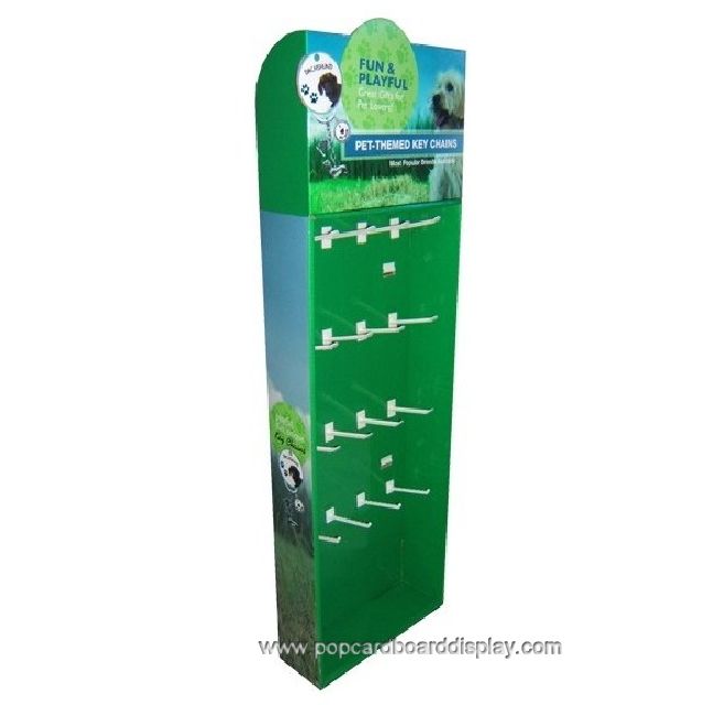 cardboard peg hook display rack for sale
