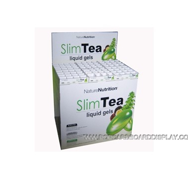 slim tea cardboard display