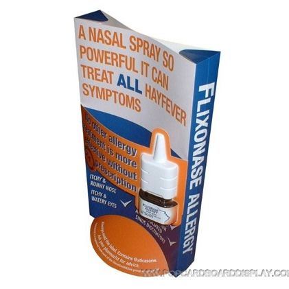 nasal spray product advertising standee