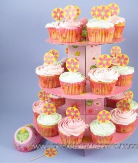pink beautiful cupcake holder