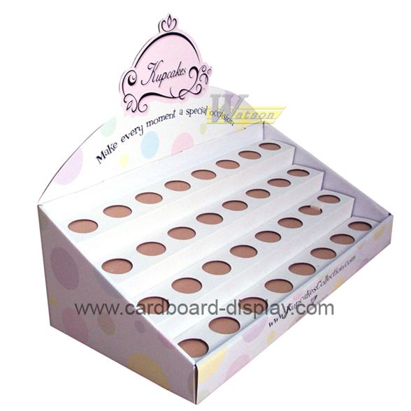 cardboard counter display box with custom inner packing