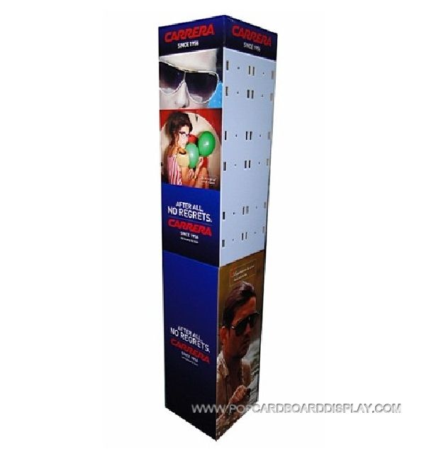 Custom Sunglass Cardboard floor Stand Racks