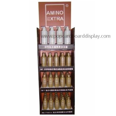 Corrugated paper Cosmetic Display stand