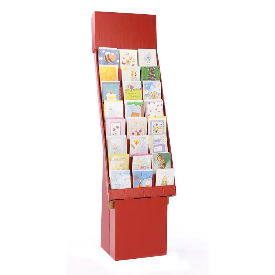  Custom Rack Cardboard Comic Book Display Stand 