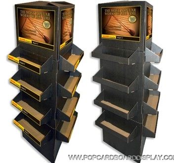 double-side practical promotion cardboard floor display