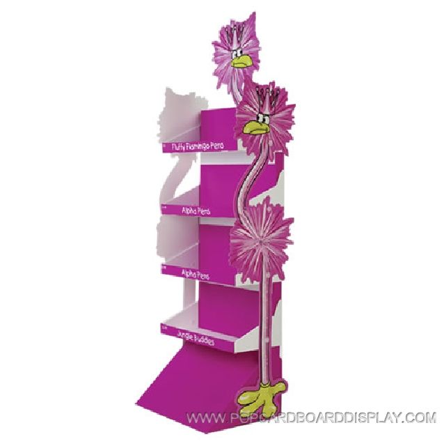 fashionable and colorful 4 tiers display rack