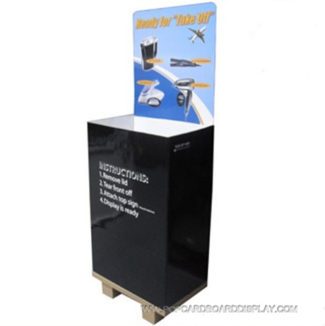 promotion cardboard dump bin for sale