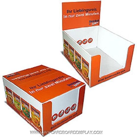 cardboard foldable counter display box