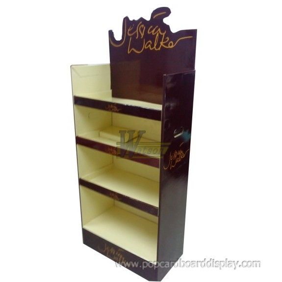 red wine promotion cardboard display racks