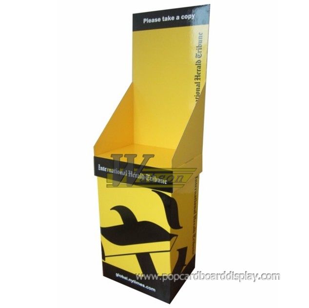 brochure display, cardboard magazine display,newspaper displa
