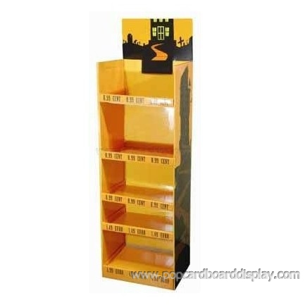 body wash cardboard display rack corrugated promotion display stand