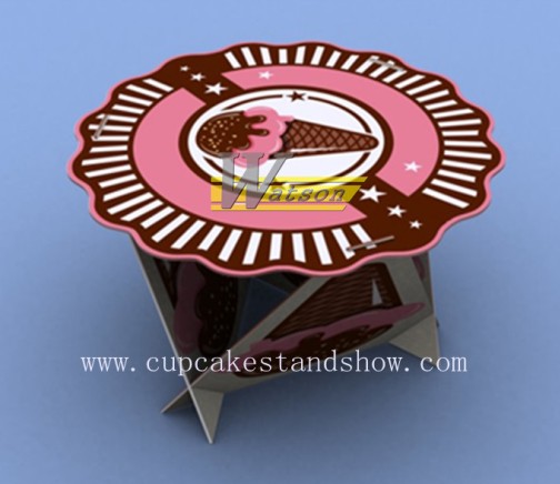 Original Design Single Tier Cardboard Cupcake Stand