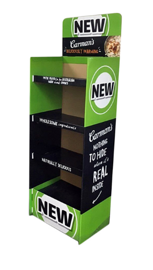 customized promotional cardboard display stands